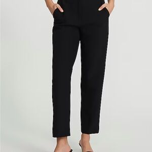 Express Editor Straight Super High Rise Classic Black Pants